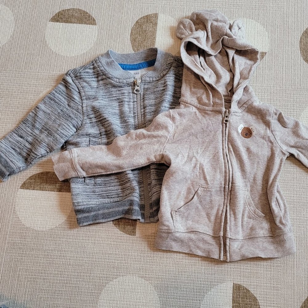 Two baby boy jackets